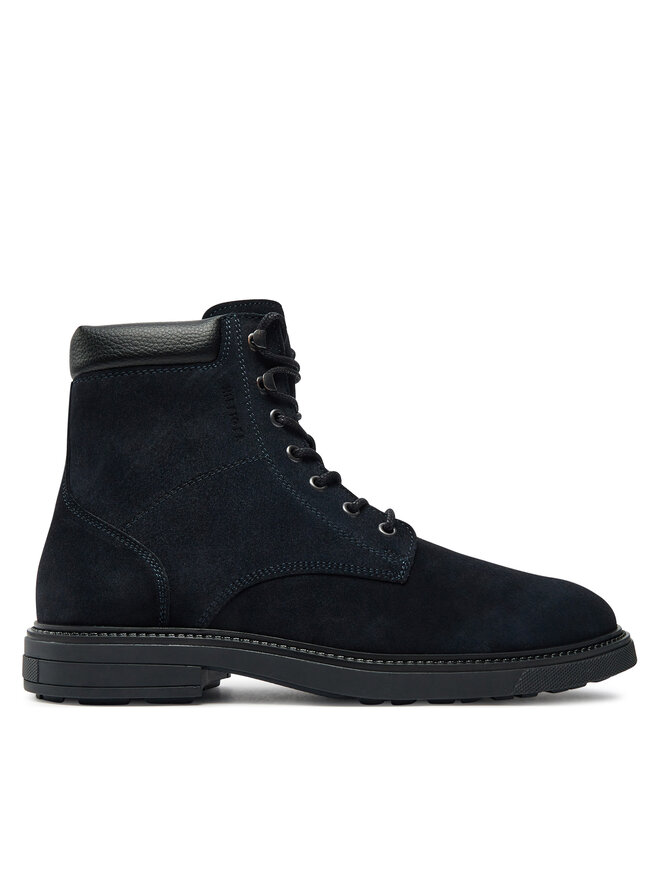 Tommy Hilfiger Stiefel Tommy Hilfiger Outdoor Suede FM0FM05193 Dunkelblau