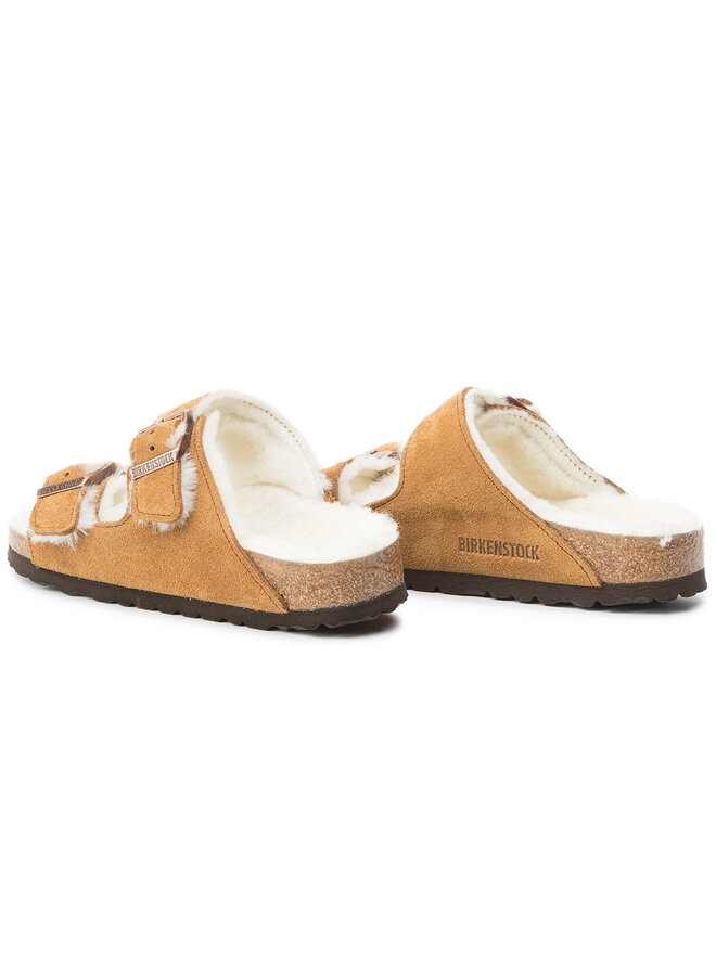 Birkenstock Čības Birkenstock Arizona Fur 1001135 Brūns