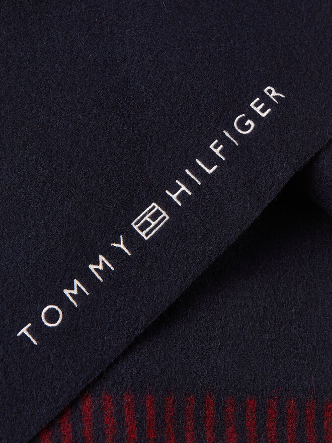 Tommy Hilfiger Šál Tommy Hilfiger Corporate AM0AM12832 Tmavomodrá