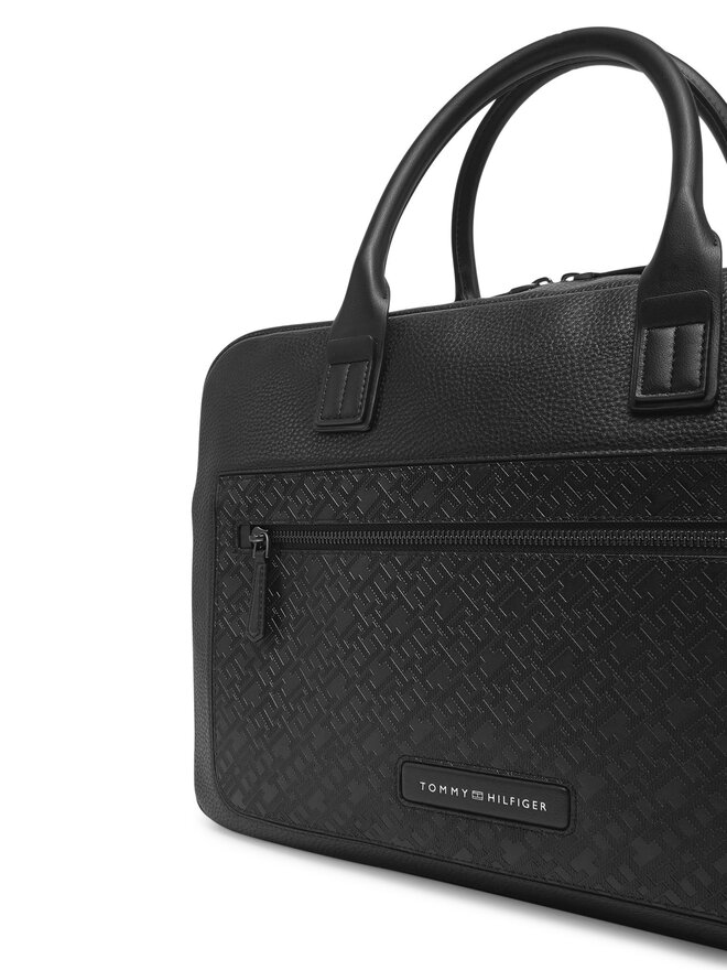 Tommy Hilfiger Brašna na notebook Tommy Hilfiger Th Monogram Computer Bag AM0AM13209 Černá