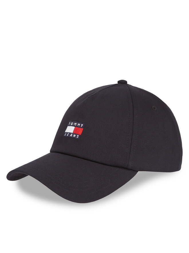 Tommy Jeans Czapka z daszkiem Tommy Jeans Tjm Heritage Core Cap AM0AM12933 Czarny