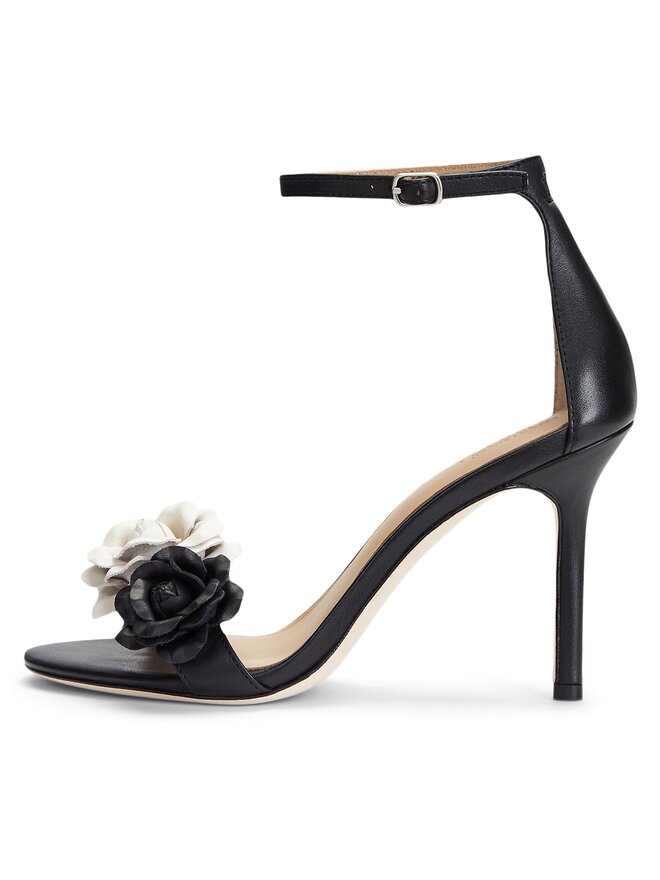 LAUREN RALPH LAUREN Sandále Lauren Ralph Lauren Allie Flower 802935571001 Čierna