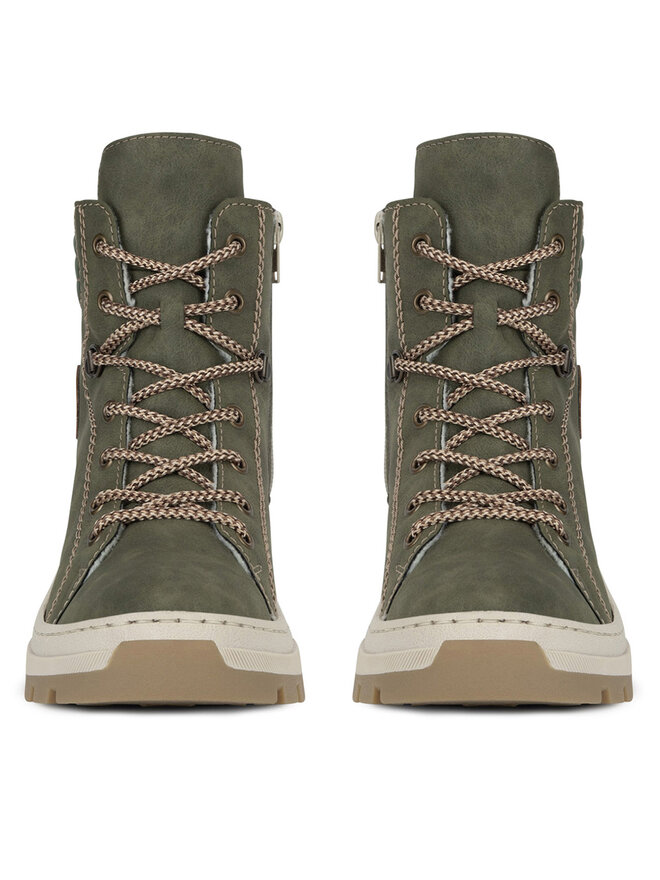 Rieker Schnürschuhe Rieker X9334-54 Grün