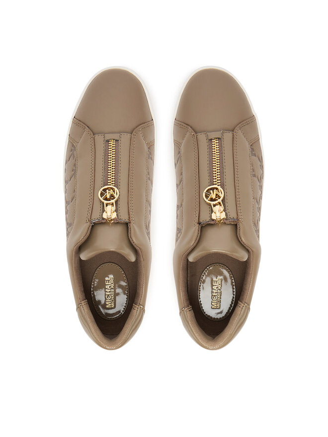MICHAEL Michael Kors Снікерcи MICHAEL Michael Kors Keaton Zip Slip On 43T5KTFP5L Бежевий