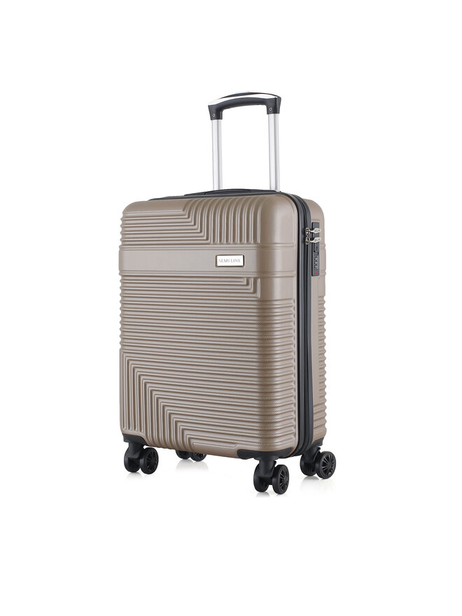 Semi Line Βαλίτσα Καμπίνας Semi Line T5760-2 Καφέ