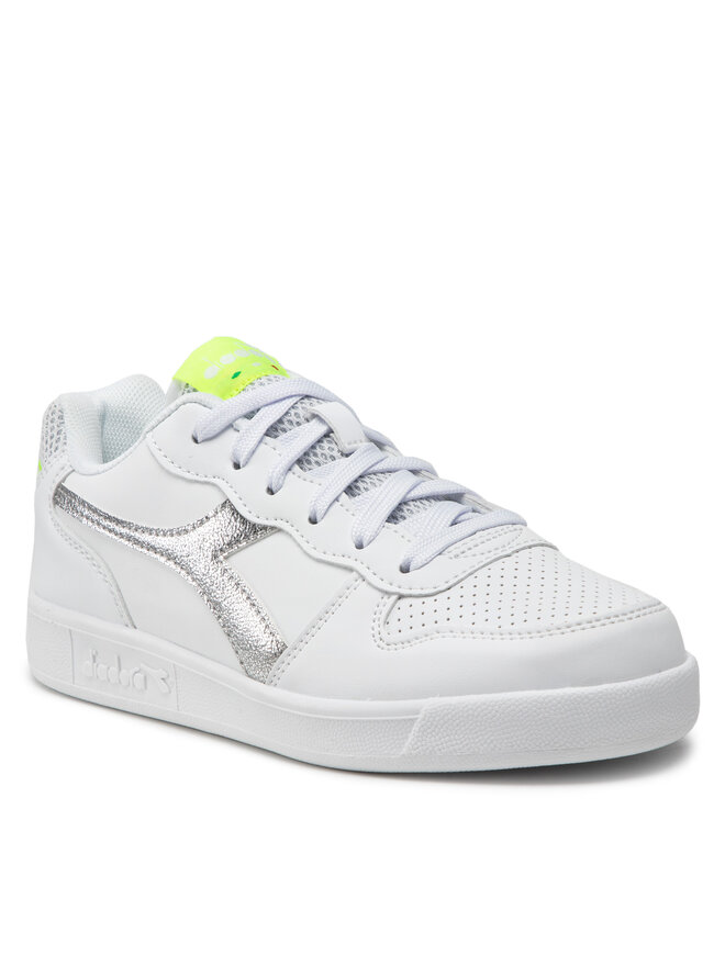 Zapatillas Diadora Playground Gs Girl 101.177007 01 C6164 Blanco zapatos.es