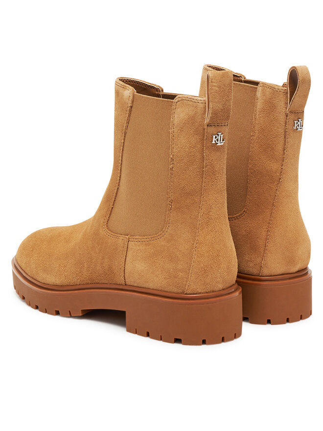 LAUREN RALPH LAUREN Kotníková obuv s elastickým prvkem LAUREN RALPH LAUREN 802974477001 Hnědá