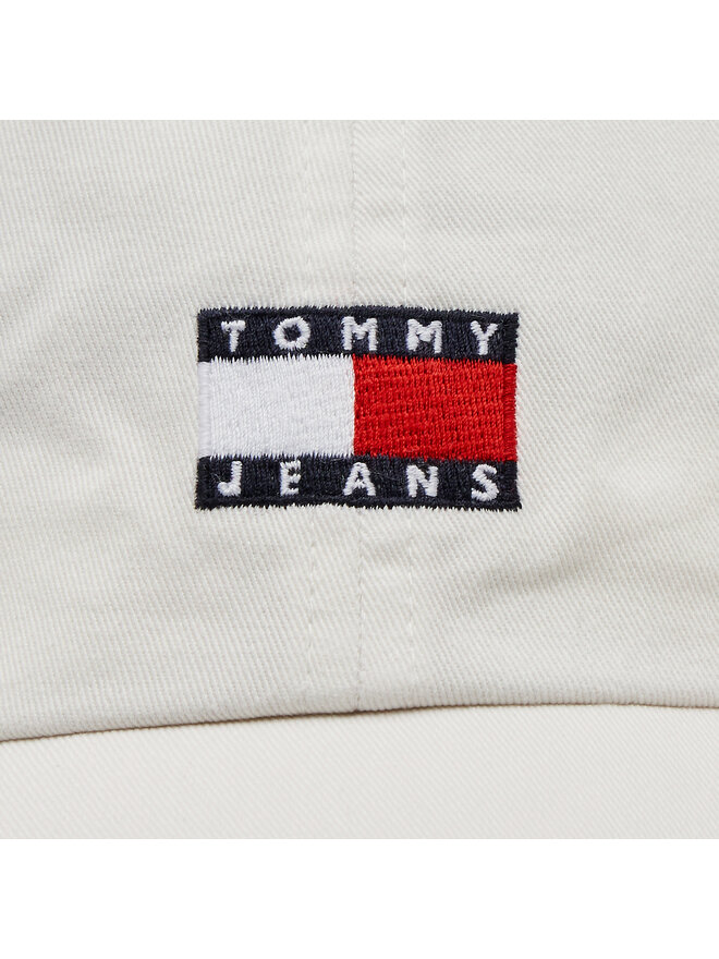 Tommy Jeans Kšiltovka Tommy Jeans Heritage AW0AW15848 Bílá