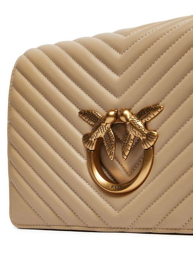 PINKO Torebka Pinko Lowe Click Classic 100063 A0GK Beżowy