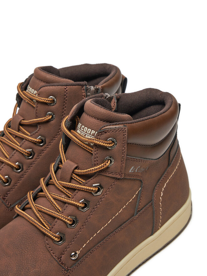 Lee Cooper Gležnjarji Lee Cooper PRWZ0002S Rjava