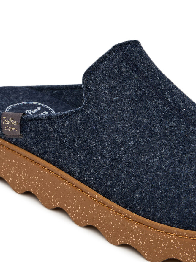 Pantofole Uomo Toni Pons Neo-Fr, Modello In Feltro Riciclato Da Bottiglie Di Plastica, Suola Flessibile, Colore Beige, Taglia 42 - 6