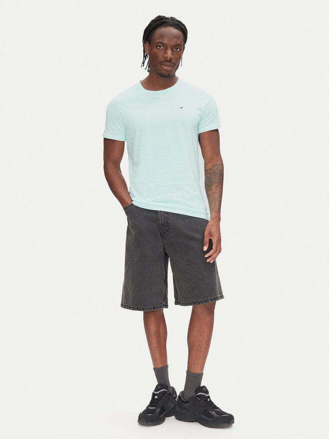 Tommy Jeans Tommy Jeans T-Shirt DM0DM04411 Grün Slim Fit