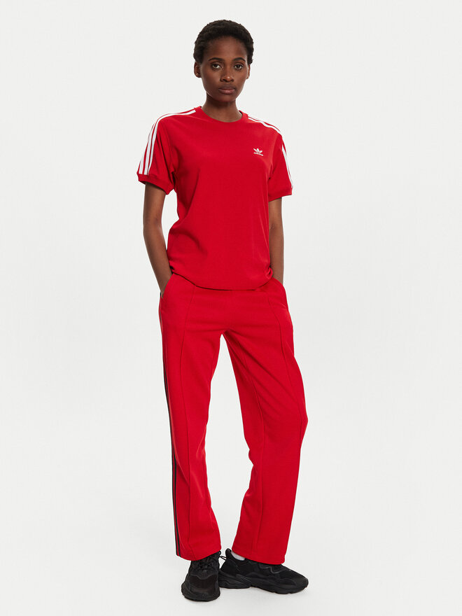 adidas adidas Camiseta 3-Stripes IR8050 Rojo Regular Fit
