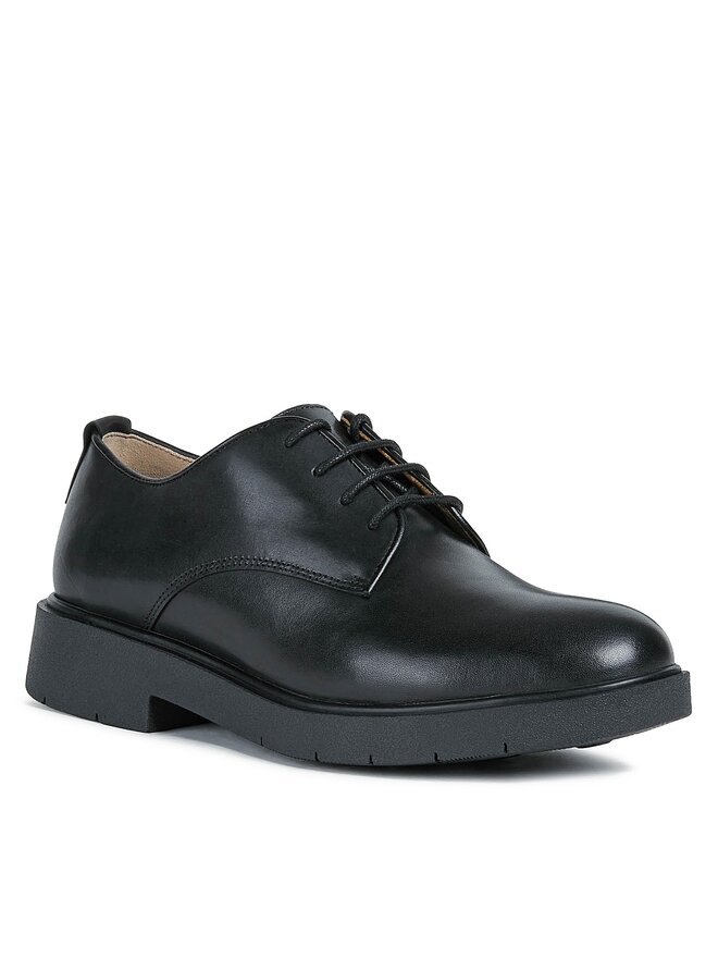 Geox Oxfordy Geox D Spherica Ec1 D16QRA 00043 C9999 Czarny