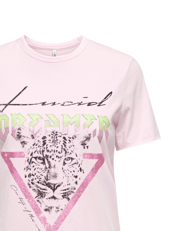 ONLY ONLY T-shirt Lucy 15307412 Ružičasta Regular Fit