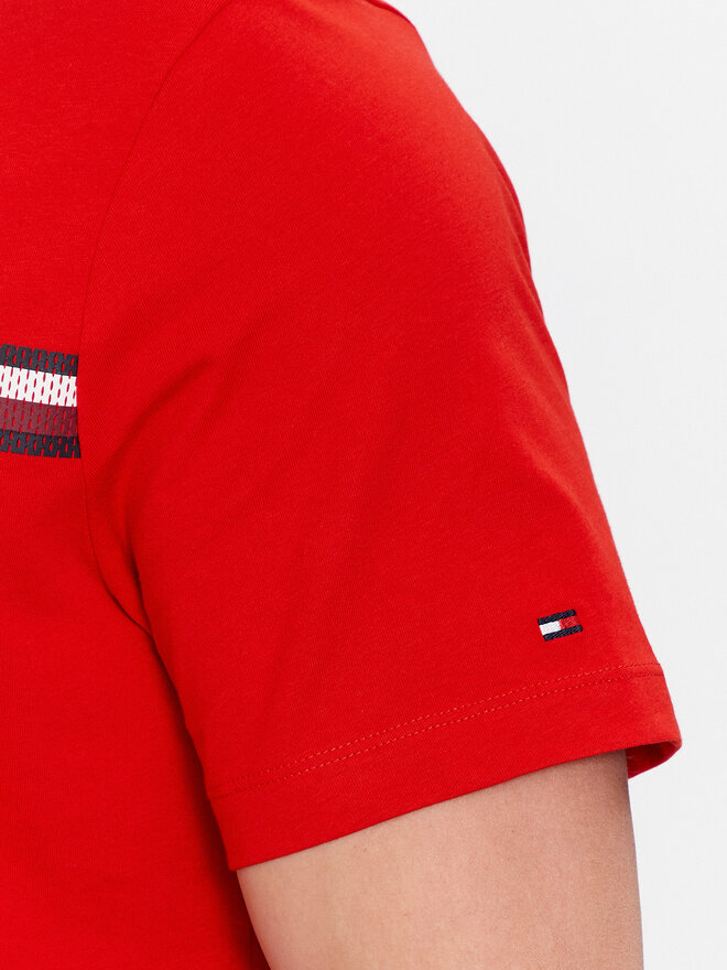 Tommy Hilfiger Tommy Hilfiger Marškinėliai Monotype MW0MW33688 Raudona Regular Fit
