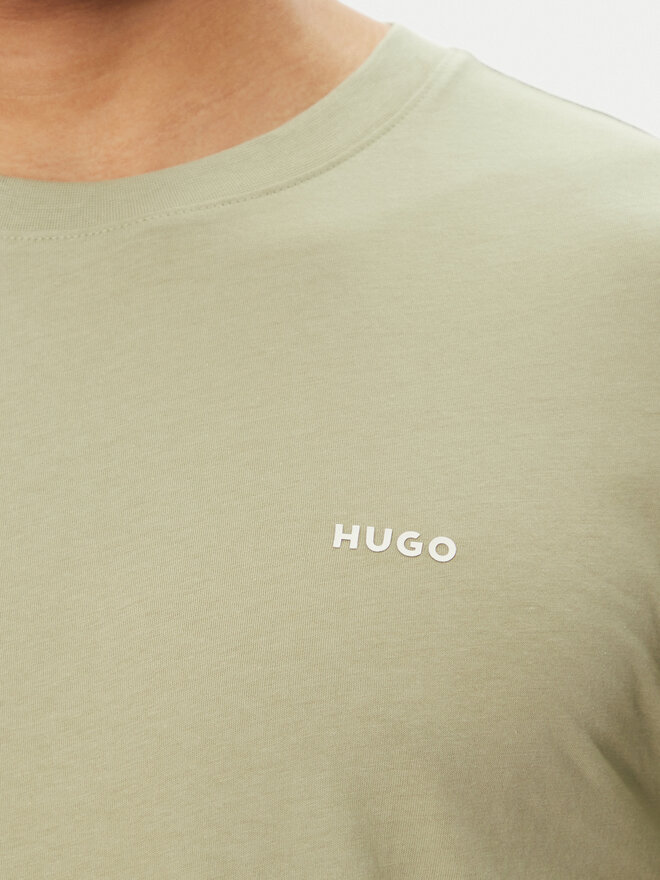 HUGO HUGO Футболка Dero222 50466158 Зелений Regular Fit