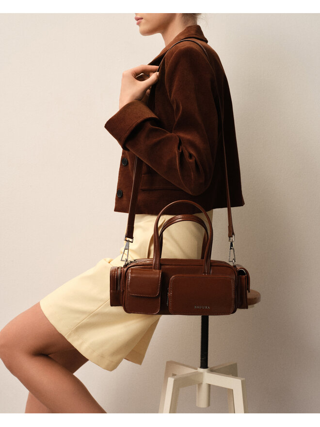 Badura Handtasche Badura WEN-32 Braun