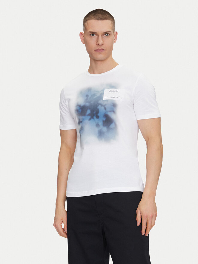 Calvin Klein Calvin Klein T-Shirt Photo Print K10K114157 Weiß Regular Fit