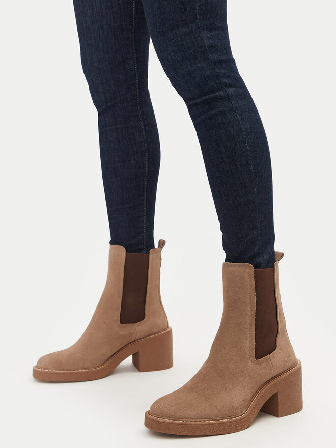 Pepe Jeans Боти тип челси Pepe Jeans PLS50522 Кафяв