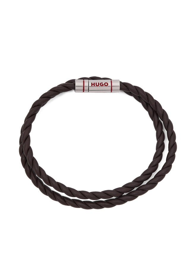 HUGO Armband HUGO E-Doublebraid4 50552596 Braun