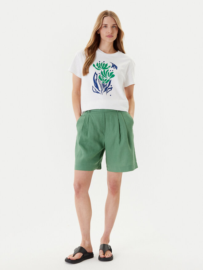 United Colors Of Benetton United Colors Of Benetton T-Shirt 3BL0D10AK Weiß Regular Fit
