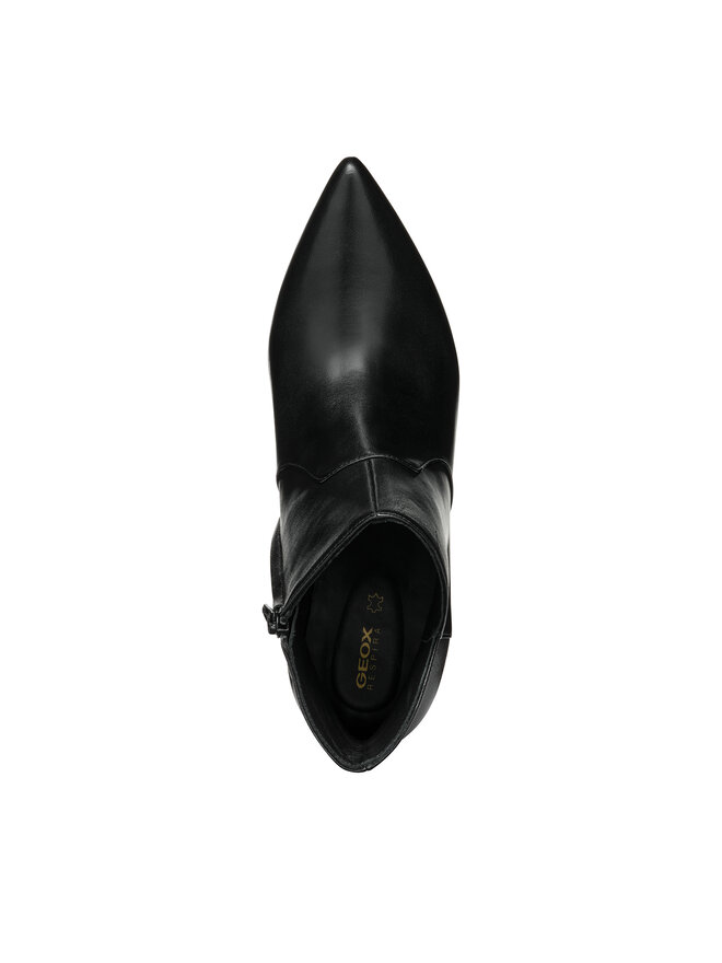 Bottines Geox D Faviola D468UD 000TU C9999 Noir chaussures