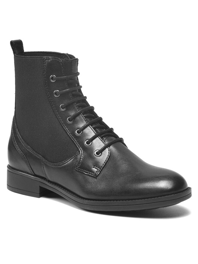 Geox Botine Geox D Jaylon 2 F D16QAF 00043 C9999 Negru