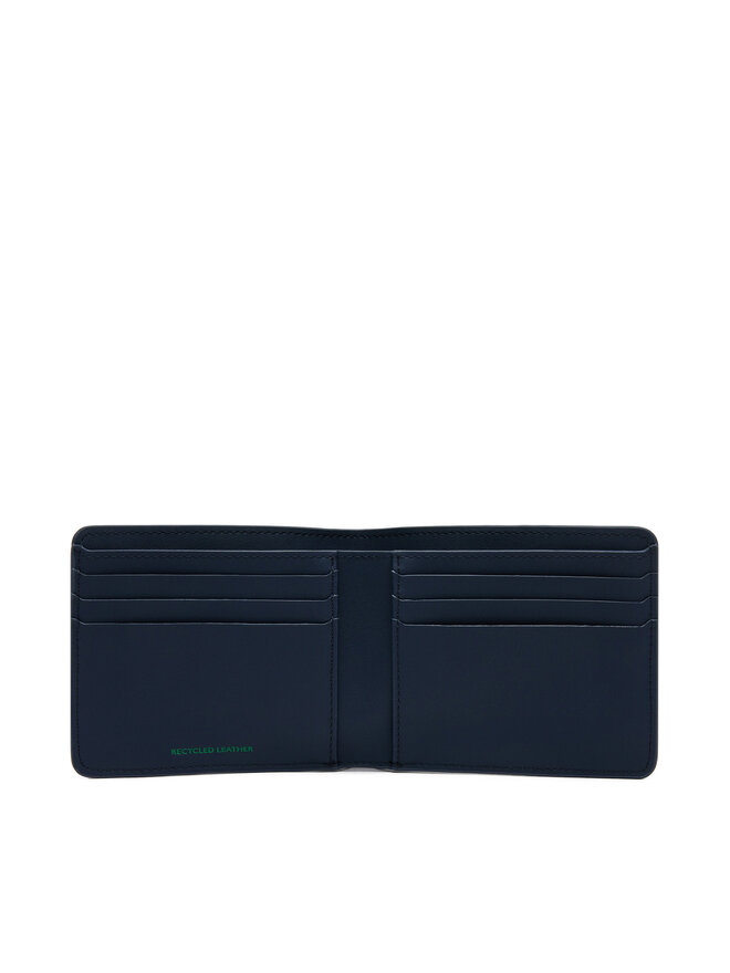 Tommy Jeans Veľká pánska peňaženka Tommy Jeans Tjm Heritage Leather Cc Wallet AM0AM13371 Tmavomodrá