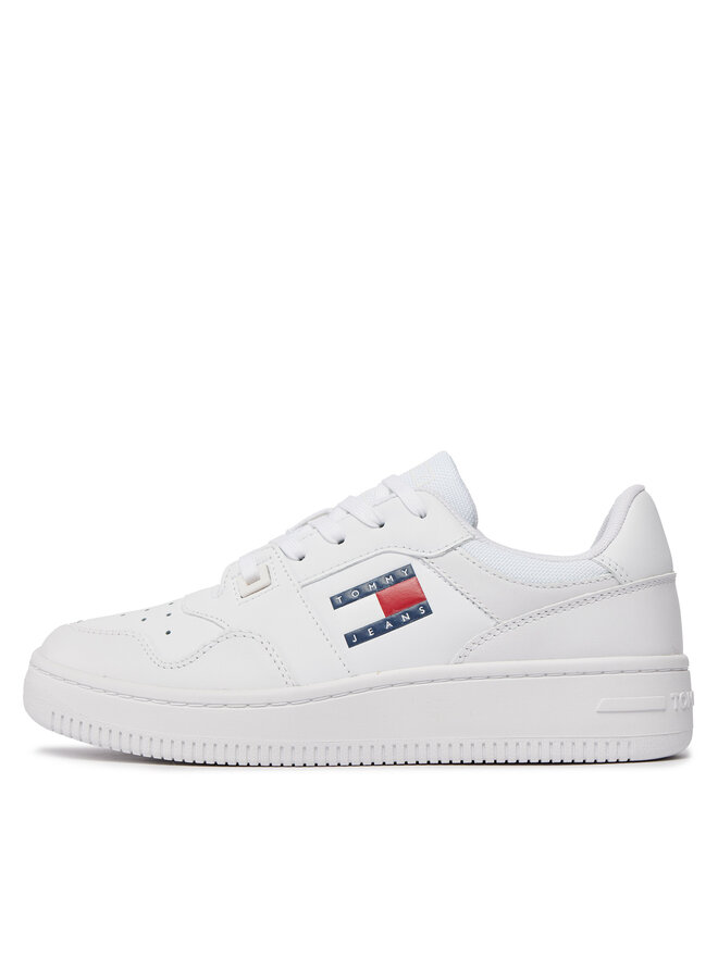 Tommy Jeans Sneakers Tommy Jeans Tjw Retro Basket Ess EN0EN02505 Alb