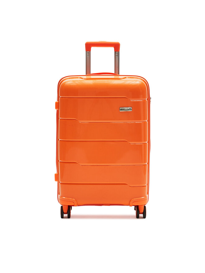 Pierre Cardin Srednji kovček Pierre Cardin LEE01 103-24 Oranžna