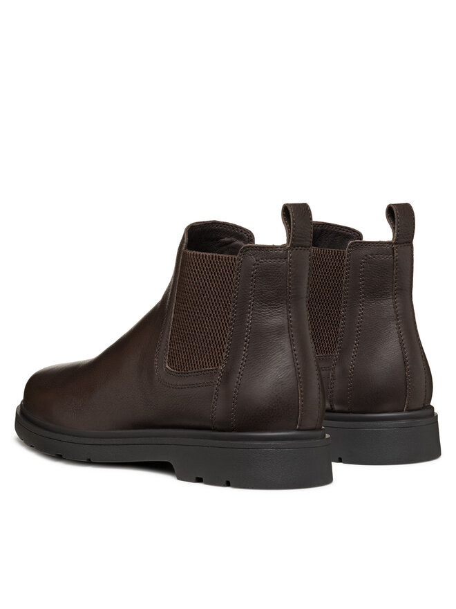 Geox Členková obuv s elastickým prvkom Geox U Spherica Ec1 U36D1C 00046 C6010 Hnedá