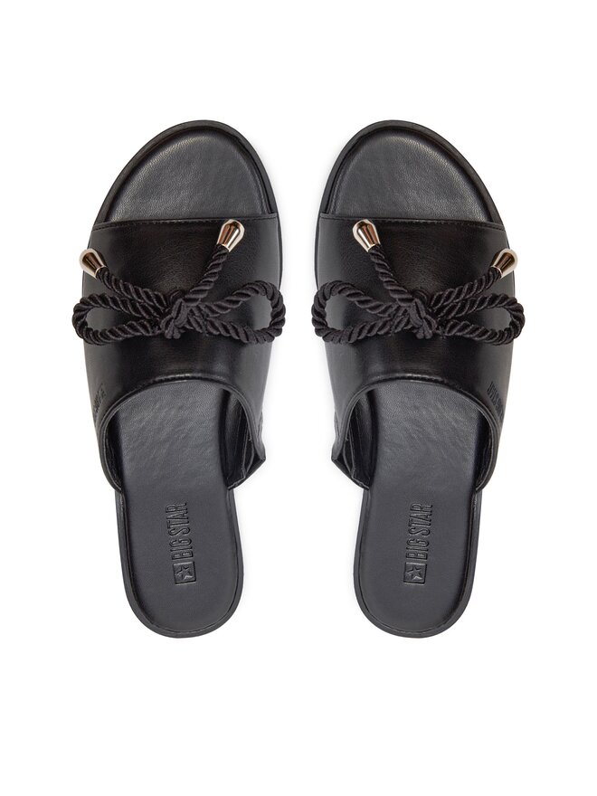 Big Star Shoes Şlapi Big Star Shoes NN274066 Negru