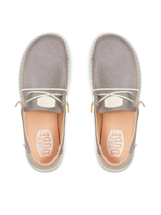 Hey Dude Zapatos hasta el tobillo Hey Dude WENDY METALLIC SPARKLE Oro rosa