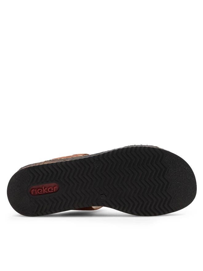 Rieker Pantoletten Rieker 629K9-24 Braun