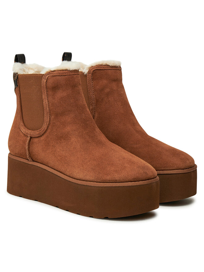 Guess Bokacsizma Guess Jilaine2 FLFJL2 LEA10 Barna