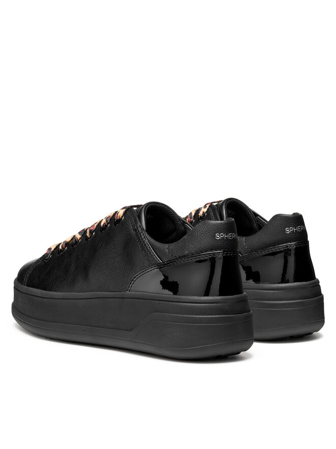 Geox Sneakers Geox D Spherica Ecub-2 D56WVD 05402 C9999 Schwarz