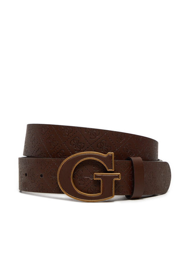 Guess Moški pas Guess M4BZ31 L0VG0 Rjava
