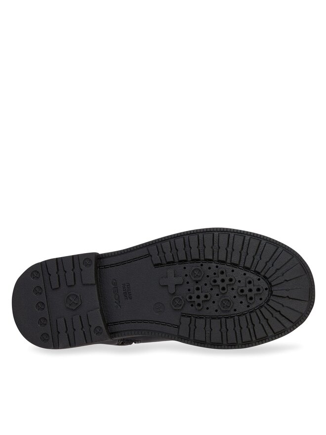 Geox Polokozačky Geox Jr Eclair J369QI 000BC C9999 S Černá