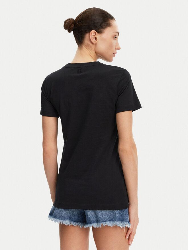 Silvian Heach Silvian Heach Футболка GPP25110TS Чорний Regular Fit