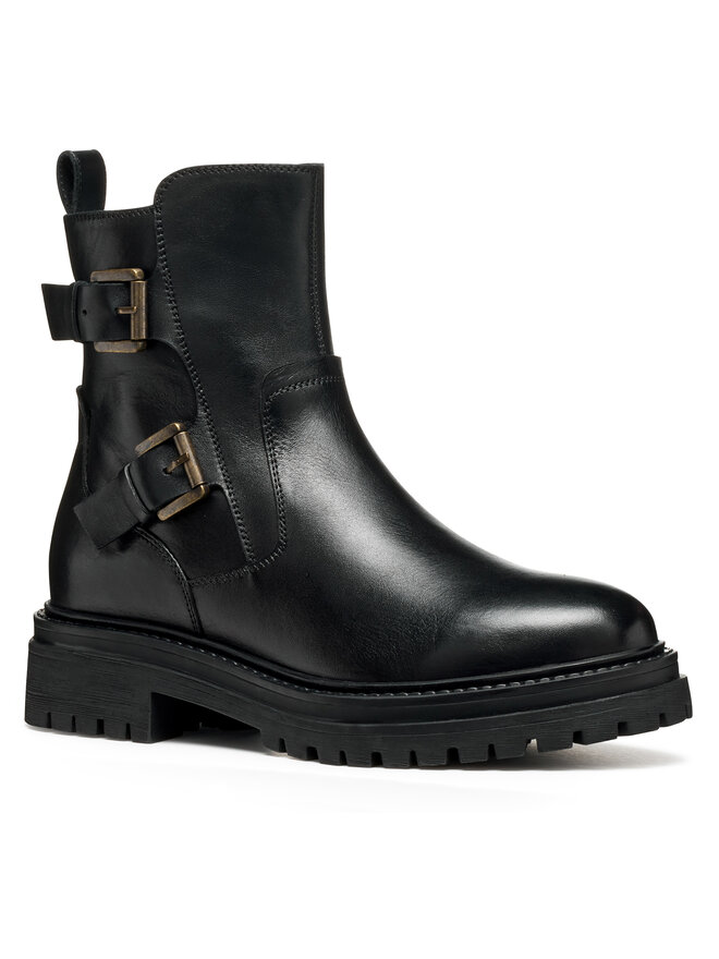 Geox Botine Geox D Iridea D36HRC 00043 C9999 Negru