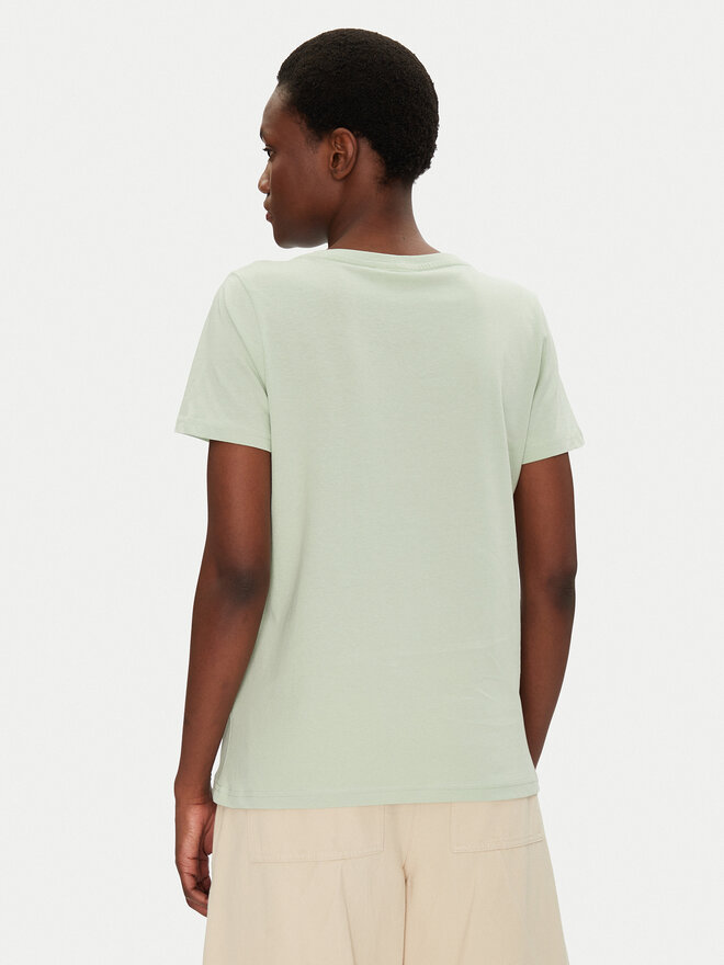 Fransa Fransa Camiseta 20615482 Verde Regular Fit
