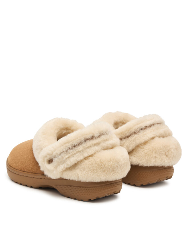 Crocs Pantoletten Crocs Classic Unfurgettable Suede Clog 212106 Beige