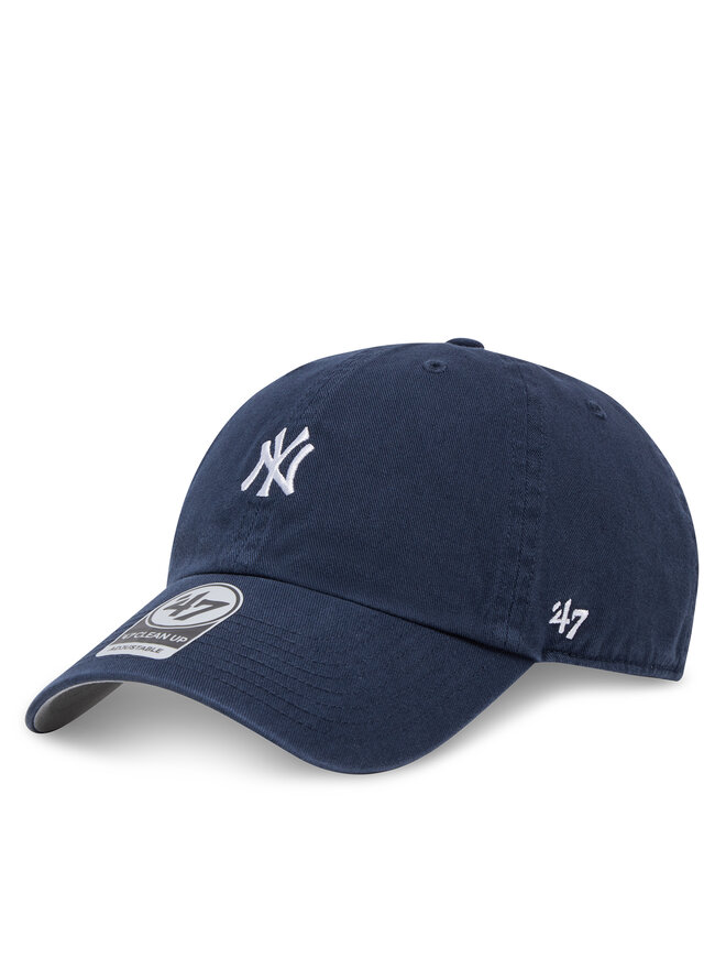 47 Brand Czapka z daszkiem 47 Brand MLB New York Yankees BASE RUNNER '47 Clean U p B-BSRNR17GWS Granatowy