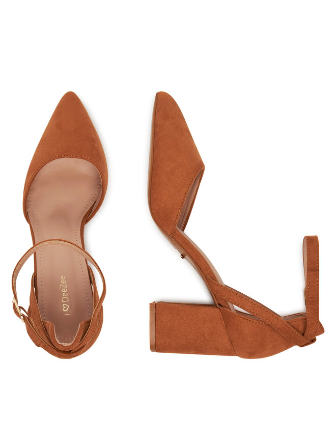 DeeZee Pumps DeeZee DZ1019 Braun