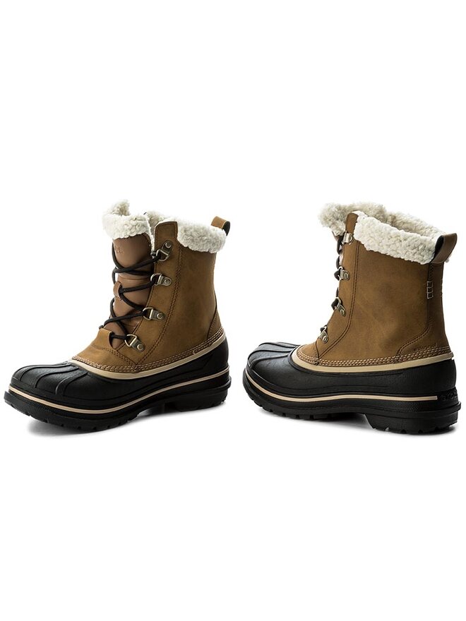 Schneeschuhe Crocs Allcast II Boot M 203394 Braun eschuhe