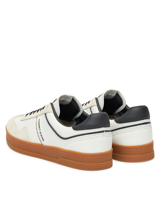 Tommy Jeans Снікерcи Tommy Jeans The Greenwich Leather EM0EM01587 Écru