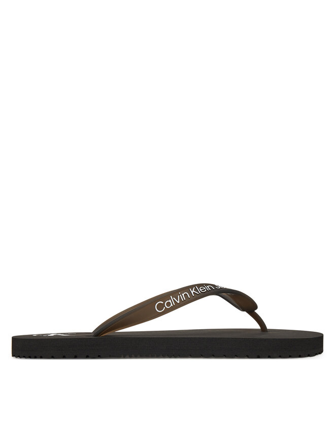 Calvin Klein Jeans Flip-flops Calvin Klein Jeans Beach Sandal Transparent Tpu YW0YW01829 Fekete