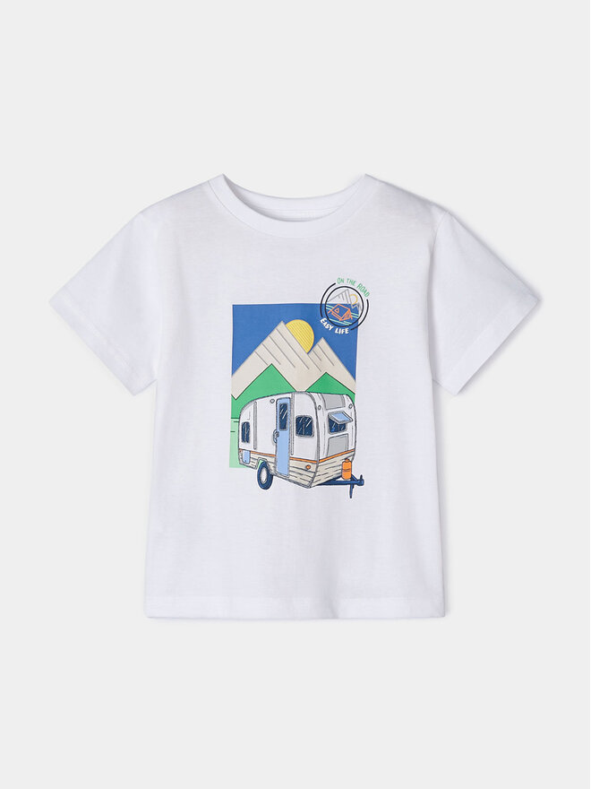 Mayoral Mayoral Camiseta 3004 Blanco Regular Fit