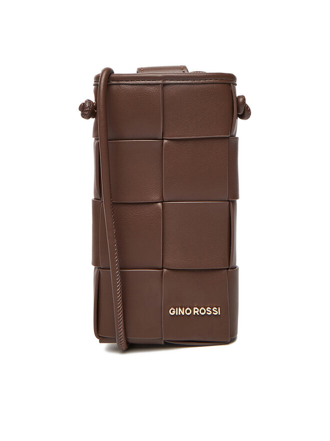 GINO ROSSI Etui na telefon Gino Rossi C-BFT231202 Brązowy